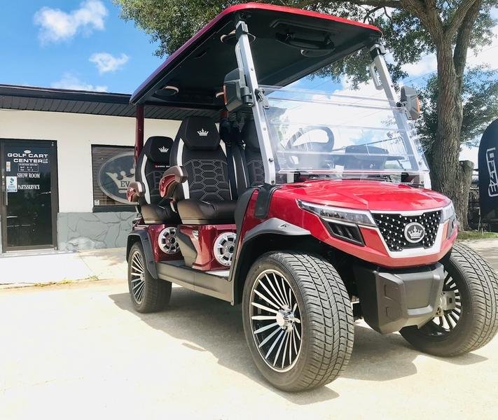2025 Evolution D-Max GT4 Flamenco Red | 4-Seater with 24-Speaker Sound