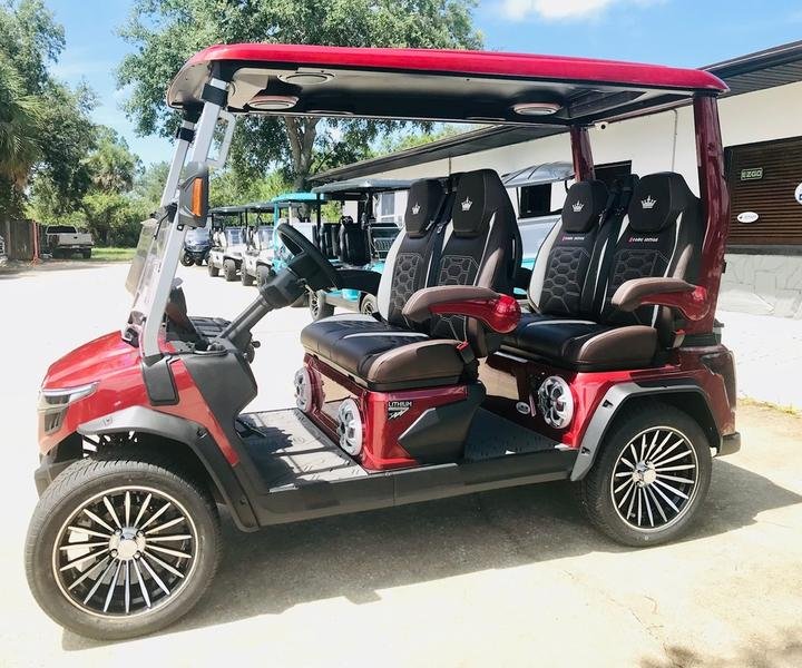 2025 Evolution D-Max GT4 Flamenco Red | 4-Seater with 24-Speaker Sound - Image 2