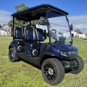 2025 Evolution D5 Ranger 4 Plus Mediterranean Blue | Cart with CarPlay